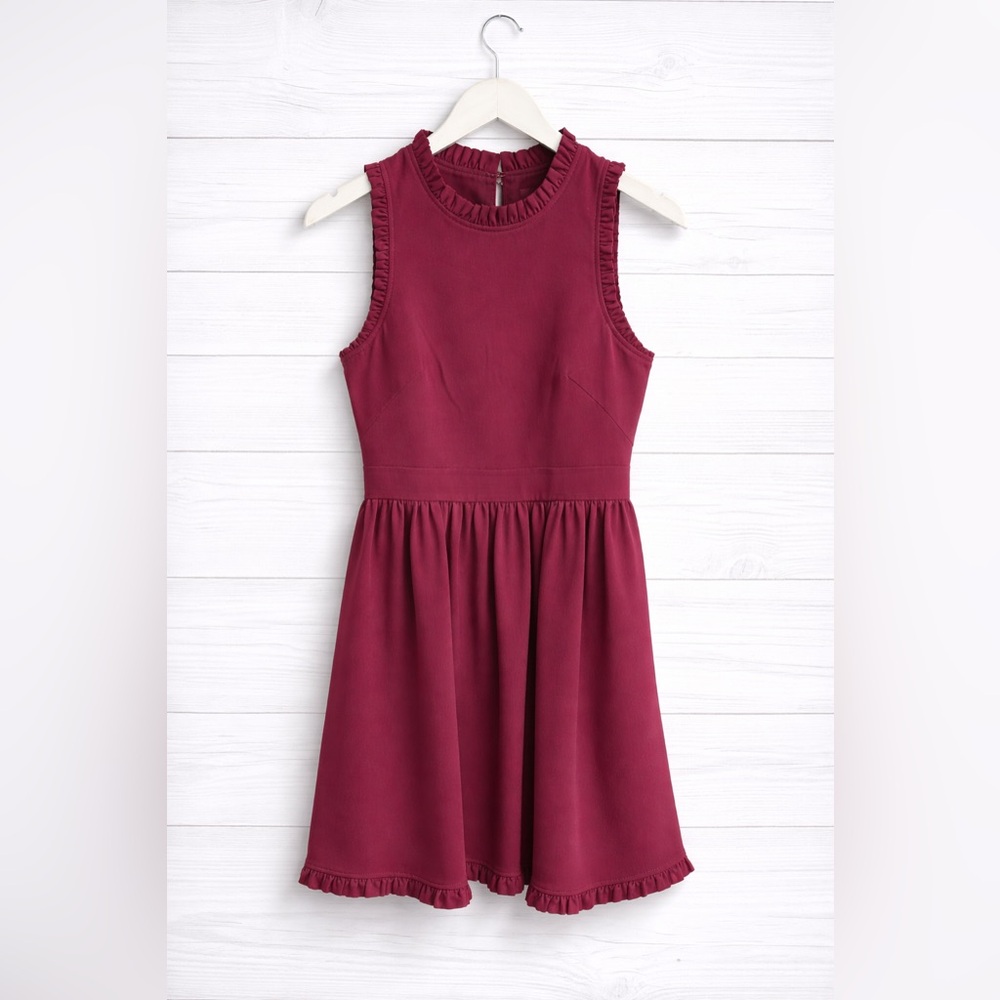 Kate Spade Sleeveless Burgundy Dress